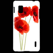Coque LG Optimus G Coquelicots en peinture 150