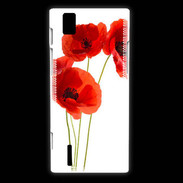 Coque Huawei Ascend P2 Coquelicots en peinture 150