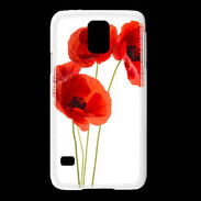 Coque Samsung Galaxy S5 Coquelicots en peinture 150