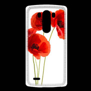 Coque LG G3 Coquelicots en peinture 150