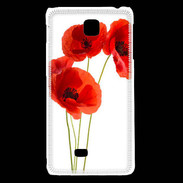 Coque LG F5 Coquelicots en peinture 150