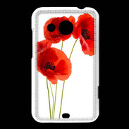Coque HTC Desire 200 Coquelicots en peinture 150