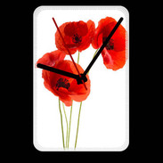 Grande pendule murale Coquelicots en peinture 150