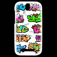 Coque HTC One SV Urban Graffiti 