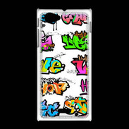 Coque Sony Xpéria J Urban Graffiti 