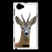 Coque Sony Xperia L Portrait d'un chevreuil 50