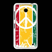 Coque Nokia Lumia 635 Rasta Peace and Love 15