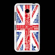 Coque Nokia Lumia 635 Angleterre sur Drapeau 1