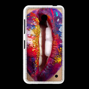 Coque Nokia Lumia 635 Lèvres multicouleurs