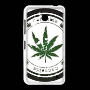 Coque Nokia Lumia 635 Grunge stamp with marijuana leaf