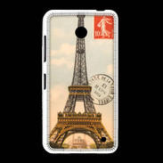 Coque Nokia Lumia 635 Vintage Tour Eiffel carte postale