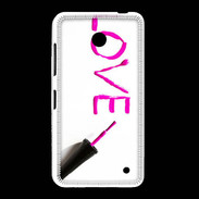 Coque Nokia Lumia 635 Love avec vernis à ongle