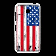 Coque Nokia Lumia 635 Drapeau USA grunge et vintage 5