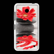 Coque Nokia Lumia 635 Fleurs et galet