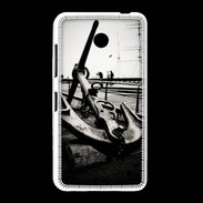 Coque Nokia Lumia 635 Ancre en noir et blanc