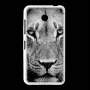 Coque Nokia Lumia 635 Lion en noir et blanc