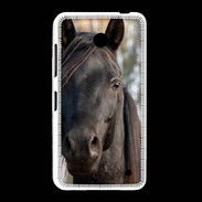 Coque Nokia Lumia 635 Tête de cheval noir