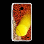 Coque Nokia Lumia 635 Balle de tennis sur ligne de cours