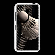 Coque Nokia Lumia 635 Volant de Badminton en noir et blanc