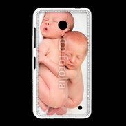 Coque Nokia Lumia 635 Duo de bébés qui dorment