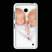 Coque Nokia Lumia 635 Duo de bébés qui dorment 2
