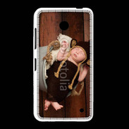 Coque Nokia Lumia 635 Bébé dormant sur une bassine