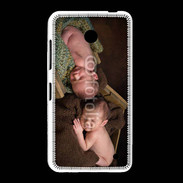 Coque Nokia Lumia 635 Jumeaux dormant dans des caisses