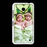 Coque Nokia Lumia 635 Jumeaux coeur