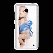 Coque Nokia Lumia 635 Bébé ruban bleu