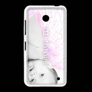 Coque Nokia Lumia 635 Bébé ailes d'ange rose