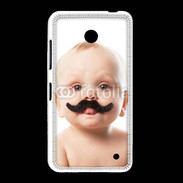 Coque Nokia Lumia 635 Bébé avec moustache