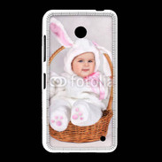 Coque Nokia Lumia 635 Bébé dans un panier
