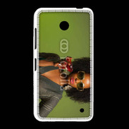 Coque Nokia Lumia 635 Femme metisse noire 3
