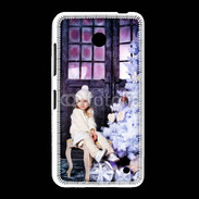 Coque Nokia Lumia 635 Sapin de Noël et petite fille