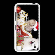 Coque Nokia Lumia 635 Chaton et Chiot Noël