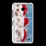 Coque Nokia Lumia 635 3 chatons Noël