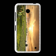 Coque Nokia Lumia 635 Couché de soleil sur champs de vignes
