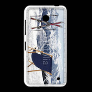 Coque Nokia Lumia 635 transat et skis neige