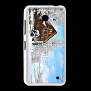Coque Nokia Lumia 635 Chalet enneigé 2