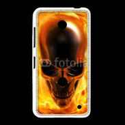 Coque Nokia Lumia 635 crâne en feu