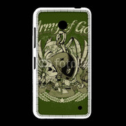 Coque Nokia Lumia 635 Tête de Mort Army of God