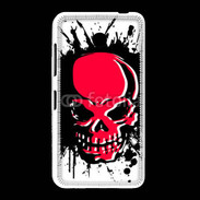 Coque Nokia Lumia 635 Tête de Mort en Rouge et Noir
