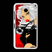 Coque Nokia Lumia 635 Femme blonde tueuse 50