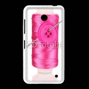 Coque Nokia Lumia 635 Fil à couture rose 