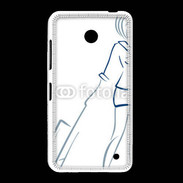 Coque Nokia Lumia 635 Hôtesse de l'air 2