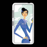 Coque Nokia Lumia 635 Hôtesse de l'air 8