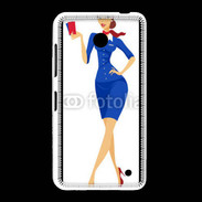 Coque Nokia Lumia 635 Hôtesse de l'air 9