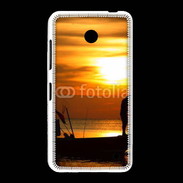 Coque Nokia Lumia 635 Couché de soleil pêcheur