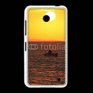 Coque Nokia Lumia 635 Levé de soleil et bateau de pêche en mer