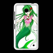 Coque Nokia Lumia 635 Fille manga verte